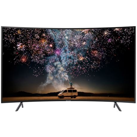 Televizor LED Samsung 65RU7302, Curbat, 163 cm, 4K UHD, Dolby Digital Plus, Smart TV, Procesor Quad Core, Wi-Fi, CI+, Negru