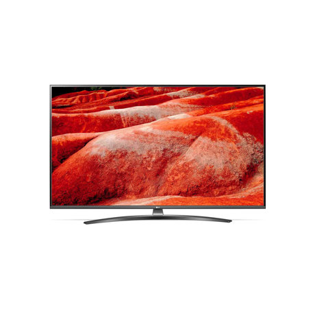 Televizor UHD LG 65UM7660PLA, 164 cm, Smart TV, 4K, Smart ThinQ, Procesor Quad Core, Bluetooth 5.0, Wi-Fi, Sunet stereo, Negru/Argintiu