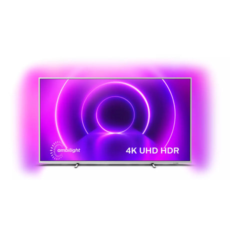 Televizor LED Philips 70PUS8545/12, 178 cm, 4K UHD, Smart TV, Dolby Atmos, Android TV, Wi-Fi, Bluetooth, CI+, Ambilight, Argintiu