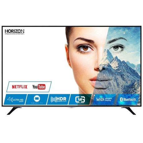 Televizor LED Smart Horizon X-TEND 75HL8530U, 190 cm, 4K UHD, DolbyVision HDR, 400Hz, Negru/Silver