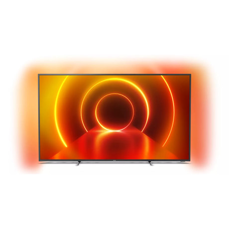Televizor LED Philips 75PUS7805/12, 189 cm, 4K UHD, Smart TV, Dolby Atmos, Procesor Quad Core, Wi-Fi, CI+, Ambilight, Gri