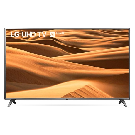 Televizor LG 75UM7050PLA, 190 cm, Rezolutie 4K, Procesor Quad Core, Smart TV, Wi-Fi, Negru/Argintiu