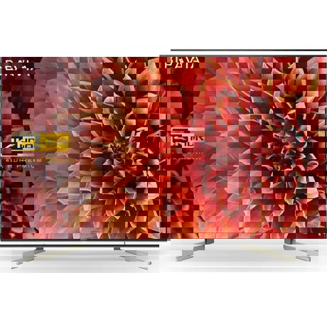 Televizor LED Sony BRAVIA KD65XF9005, 164 cm (65"), Ultra HD 4K, Smart TV, X-Reality™ PRO 4K, Android TV, Wi-Fi, Negru/Argintiu