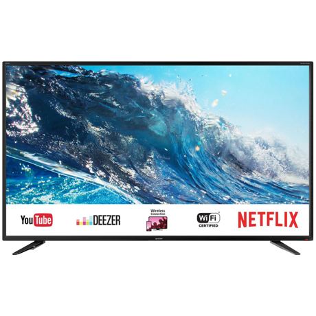 Televizor LED Sharp LC-43UI7252E, 109 cm (43"), Ultra HD 4K, Smart TV, Wi-Fi, Negru