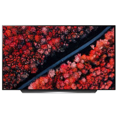Televizor OLED LG OLED55C9PLA, 139 cm, Smart TV, 4K, Smart ThinQ, Procesor inteligent α9, Bluetooth 5.0, Wi-Fi, Dolby Atmos, Negru/Argintiu