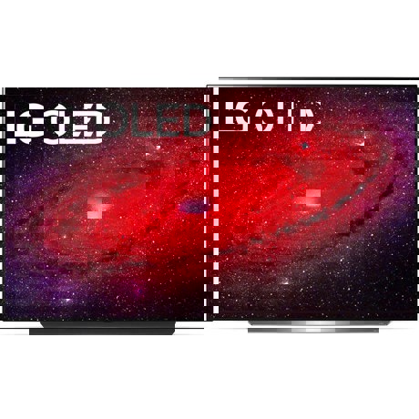 Televizor OLED LG OLED55CX3LA, 4K, 139 cm, Procesor α9, Dolby Atmos, Smart TV, CI+, Bluetooth, Wi-Fi, Negru/argintiu