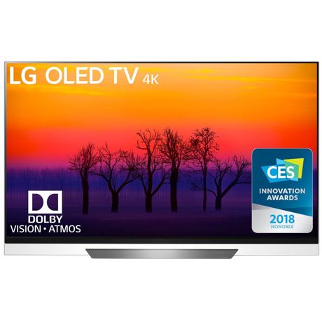 Televizor OLED LG OLED65E8PLA, Smart TV, Wi-Fi, 4K Ultra HD, 4K Cinema HDR, Dolby Atmos®, Contrast infinit, 164 cm, Negru