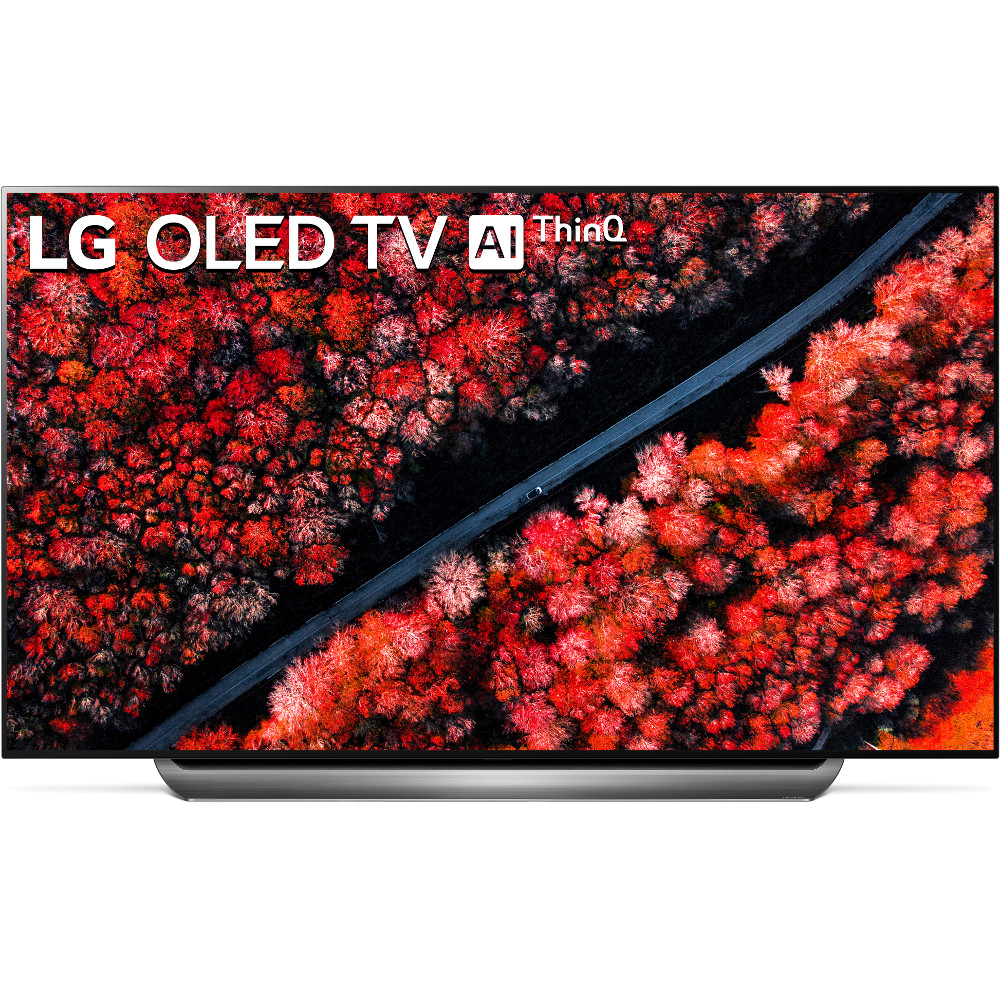 Televizor OLED LG OLED77C9PLA, 195 cm, Smart TV, 4K, Smart ThinQ, Procesor inteligent α9, Bluetooth 5.0, Wi-Fi, Dolby Atmos, Negru/Argintiu
