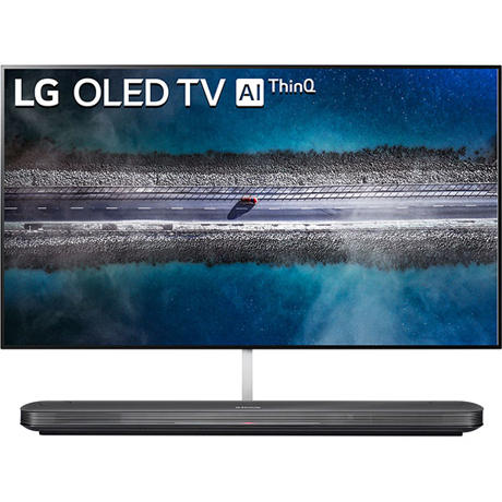 Televizor OLED LG OLED77W9PLA, 195 cm, Rezolutie 4K, Smart TV, Wi-Fi, Bluetooth, CI+, Procesorul α9 cu AI, Dolby Atmos, Negru