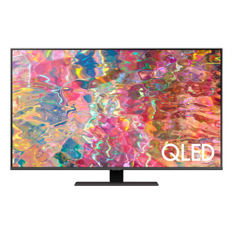 Televizor QLED Samsung, QE50Q80BATXXH, 125 cm, 4K UHD, PQI 3200, Procesor Quantum 4K, Dolby Atmos, Wi-Fi, Bluetooth, Carbon silver