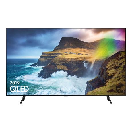Televizor QLED Samsung QE49Q70RAT, 123 cm, 4K UHD, PQI 2700, Dolby Digital Plus (40W), Tehnologie AI, Procesor Quantum 4K, Smart TV, Mod jocuri, Wi-Fi, Bluetooth de energie scazuta, CI+, Negru ardezie