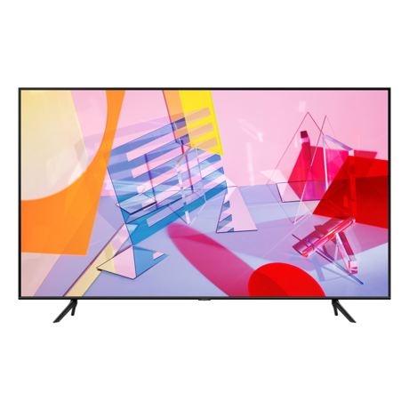 Televizor QLED Samsung QE50Q60TA, 127 cm, 4K UHD, PQI 3100, Procesor Quantum Lite, Smart TV, Mod jocuri, Wi-Fi, Bluetooth, CI+, Negru