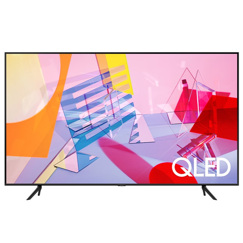 Televizor QLED Samsung QE55Q60TA, 138 cm, 4K UHD, PQI 3100, Dolby Digital Plus, Procesor Quantum Lite, Smart TV, Mod jocuri, Wi-Fi, Bluetooth, CI+, Negru