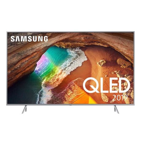 Televizor QLED Samsung QE55Q65RAT, 138 cm, 4K UHD, PQI 3100, Dolby Digital Plus (20W), Tehnologie AI, Procesor Quantum 4K, Smart TV, Wi-Fi, Bluetooth, CI+, Eclipse silver