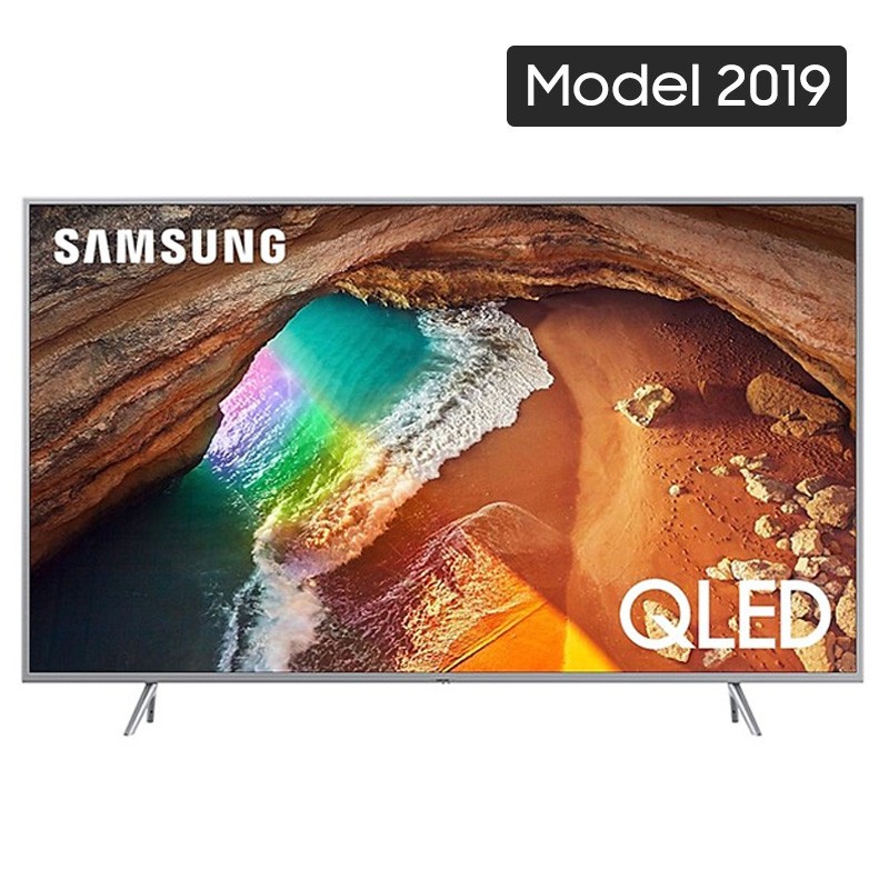 Televizor QLED Samsung QE55Q67RA, 138 cm, 4K UHD, Dolby Digital Plus, Smart TV, Wi-Fi, CI+, Argintiu