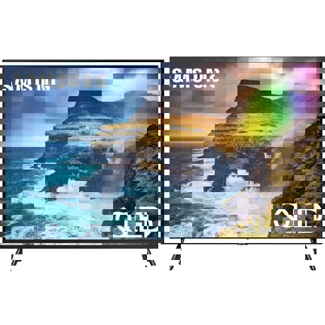 Televizor QLED Samsung QE82Q70RA, 208 cm, 4K UHD, PQI 3300, Dolby Digital Plus (40W), Tehnologie AI, Procesor Quantum 4K, Smart TV, Mod jocuri, Wi-Fi, CI+, Negru ardezie