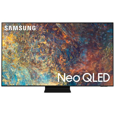 Televizor Neo QLED Samsung QE75QN90AA, 189 cm, 4K UHD, PQI 4500, Dolby Digital Plus, Procesor Neo Quantum 4K, Smart TV, Wi-Fi, Bluetooth, CI+, Titan black