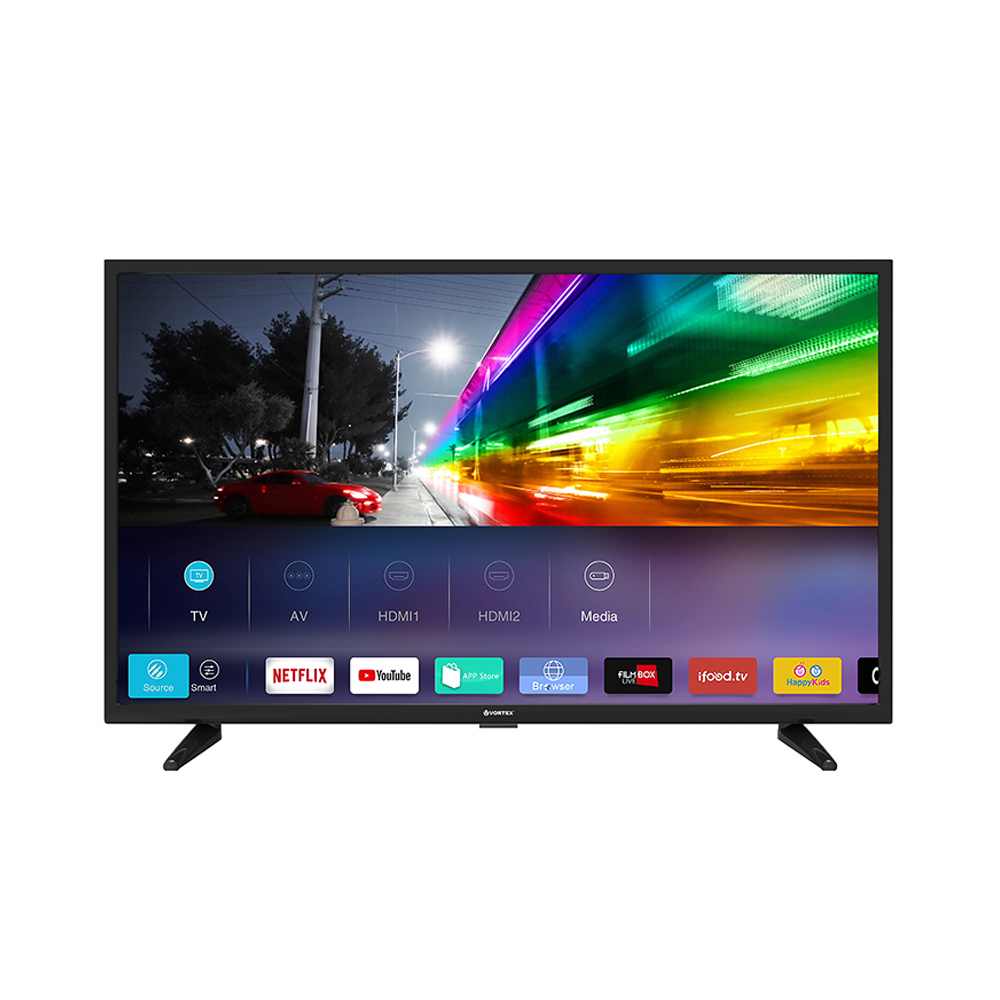 Televizor LED Vortex V32TD1200, Smart TV, Rezolutie HD, 81 cm, Linux, Wi-Fi, Slot Ci+, Negru