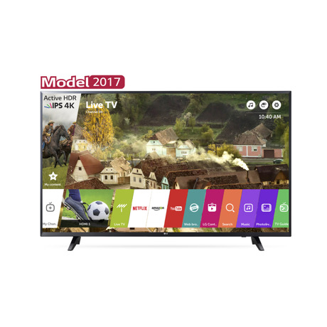 Televizor LED Smart LG 43UJ620V, 108 cm, 4K UHD, Negru