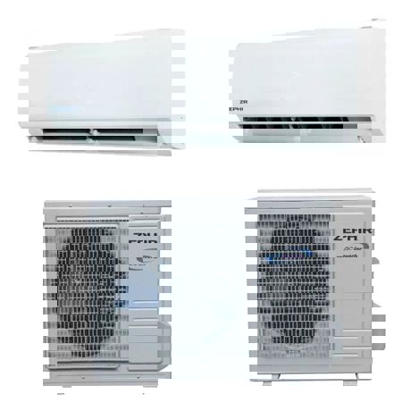 Aparat de aer conditionat cu kit inclus Zephir ZE-12R32 Ionizer, 12000 BTU, Inverter, Ionizare, 3D Airflow, Clasa A++/A+, Alb