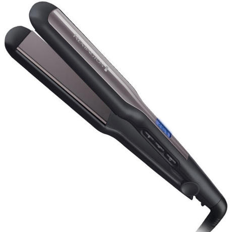 Placa de indreptat parul Remington PRO-Ceramic Extra S5525, Ecran digital, 150ºC – 230ºC, Oprire automată, Mov/Negru