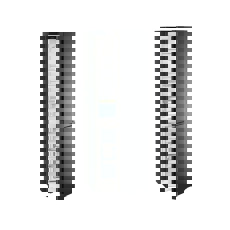 Combina frigorifica Liebherr CNbdc 5223, NoFrost, EasyFresh, DuoCooling, Interior Fit, Clasa C, H 185.5 cm, Black Inox