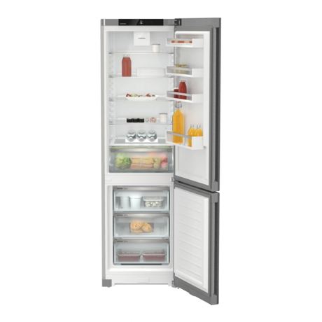 Combina frigorifica Liebherr CNsdc 5703, NoFrost, EasyFresh, 371 l, 201.5 сm, Clasa C, Silver