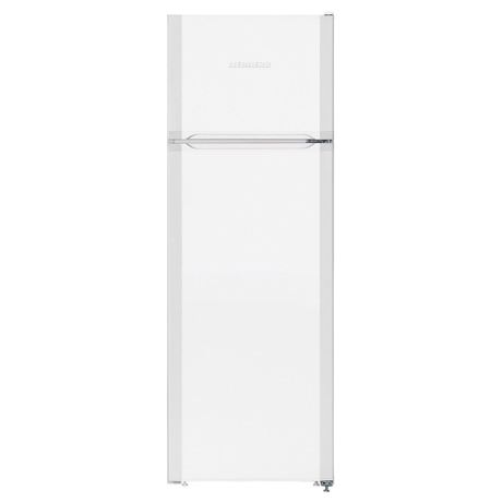 Frigider cu 2 usi Liebherr CTP 251, 270 L, SmartFrost, Control mecanic, Iluminare LED, Sertar fructe/legume, Alb