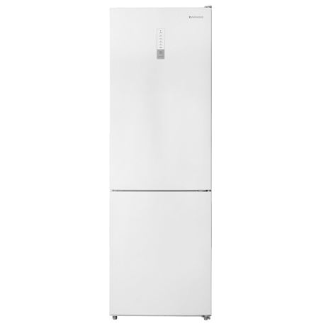 Combina frigorifica Daewoo DNF-310MEW, Total No Frost, 310 L, Display extern, Iluminare LED, Clasa E, L 60 cm, H 188 cm, Alb