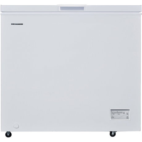 Lada frigorifica Heinner HCF-200CNHE++, Convertibila, 198L, Control electronic, Rezistenta la frig, Display rezistent la apa, Clasa E, Alb