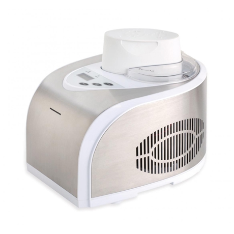 Aparat de facut inghetata Heinner HICM-150S, 150 W, Bol 1.5l, Display LED, Timer, Argintiu