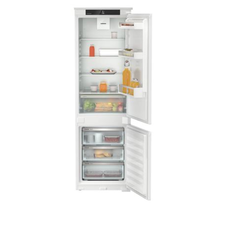Combina frigorifica Incorporabila Liebherr ICNSe 5103, Seria Pure, 253l, Clasa E, NoFrost, NoFrost, NoFrost, SmartDeviceBox, Display tactil, Sistema PowerCooling, VarioSpace, SuperFrost, SuperCool, LED