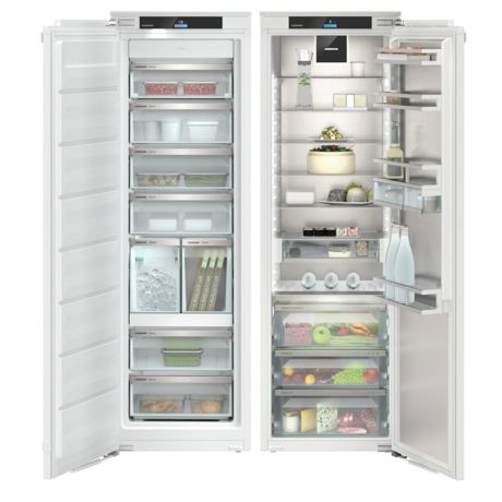 Side by Side Incorporabil Liebherr IXRF 5186, NoFrost, BioFresh cu HydroBreeze, InfinitySpring, IceTower, SmartDeviceBox, 509 l