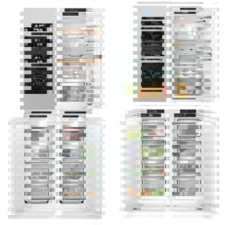 Side by Side Incorporabil Liebherr IXRFWB 3960, 407 l, NoFrost, BioFresh, EasyFresh, Display Touch & Swipe, SuperCool, SuperFrost