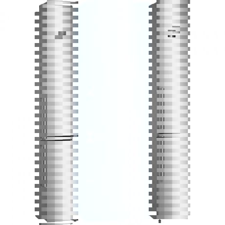 Combina frigorifica Bosch KGN397LEQ, 368 l, NoFrost, Clasa E, H 203 cm, Inox AntiAmprenta