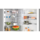 Combina frigorifica Bosch KGN49LBCF, 440 l, NoFrost, PerfectFit, Iluminare LED, Clasa C, H 203 cm, Sticla neagra