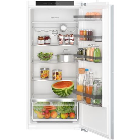 Frigider incorporabil Bosch KIR41VFE0, 204 l, EcoAirflow, Iluminare LED, FreshSense, Clasa E, H 122 cm