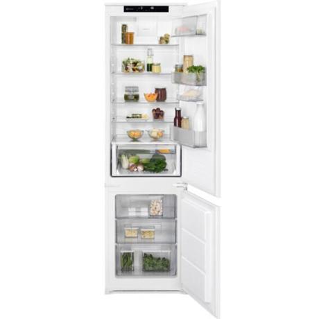 Combina frigorifica incorporabila Electrolux LNS8FF19S, 269 l, Low frost, Semnal acustic, Usa reversibila, Control electronic, Control umiditate, Clasa F, H 189 cm