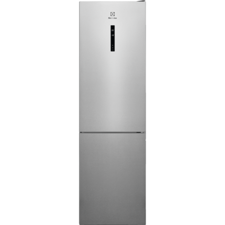 Combina frigorifica Electrolux LNT7ME36X3, 366 l, No Frost, Afisaj LCD, CustomFlex, Multi Flow, Iluminare LED, Clasa E, H 201 cm, Inox antiamprenta