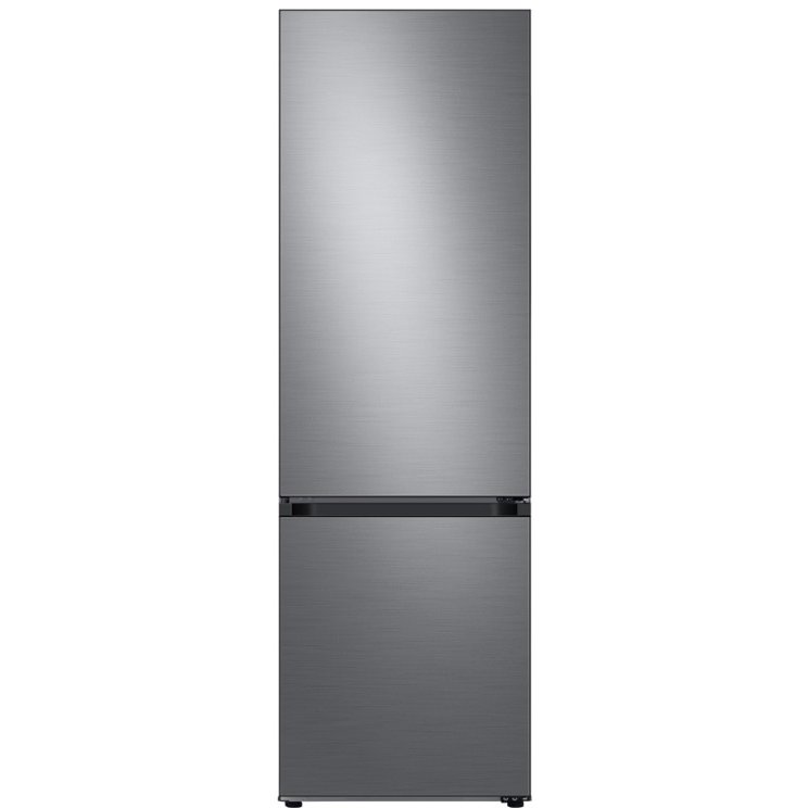 Combina frigorifica Samsung Bespoke RB38A6B1DS9, No Frost, 390 L, Space Max, Racire rapida, Congelare rapida, Clasa D, H 203 cm, Silver Metal