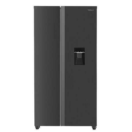 Frigider side-by-side Tesla RB5210FHXE, No Frost, 529L, Control electronic, Display LED, Dozator apa, H177 cm, Inox - doar resigilat ↓
