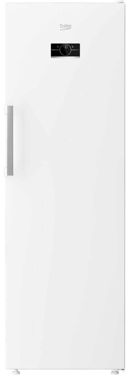 Congelator Beko B5RFNE314W, 286 L, 8 sertare, No Frost, Display, ProSmart Inverter, H 186.5 cm, Alb