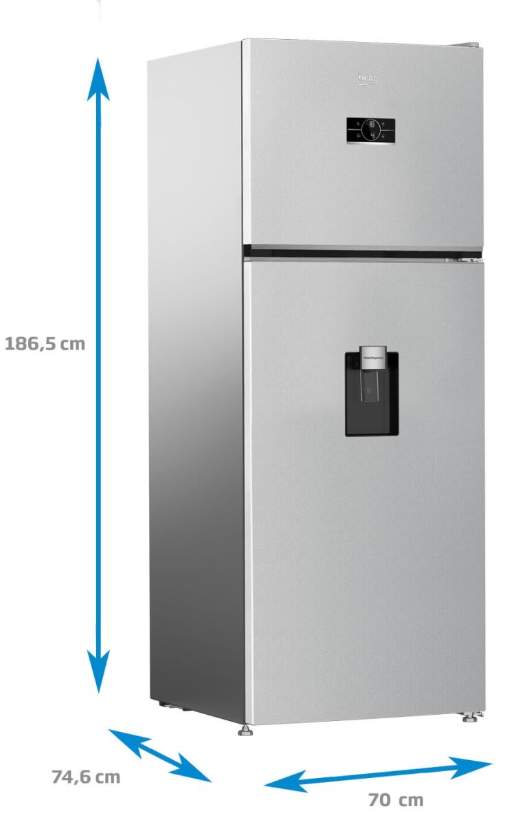 Frigider cu doua usi Beko B5RDNE504LDM