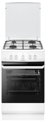 Aragaz HANSA FCGW51099, 4 arzatoare, Gaz, 50 cm, Alb