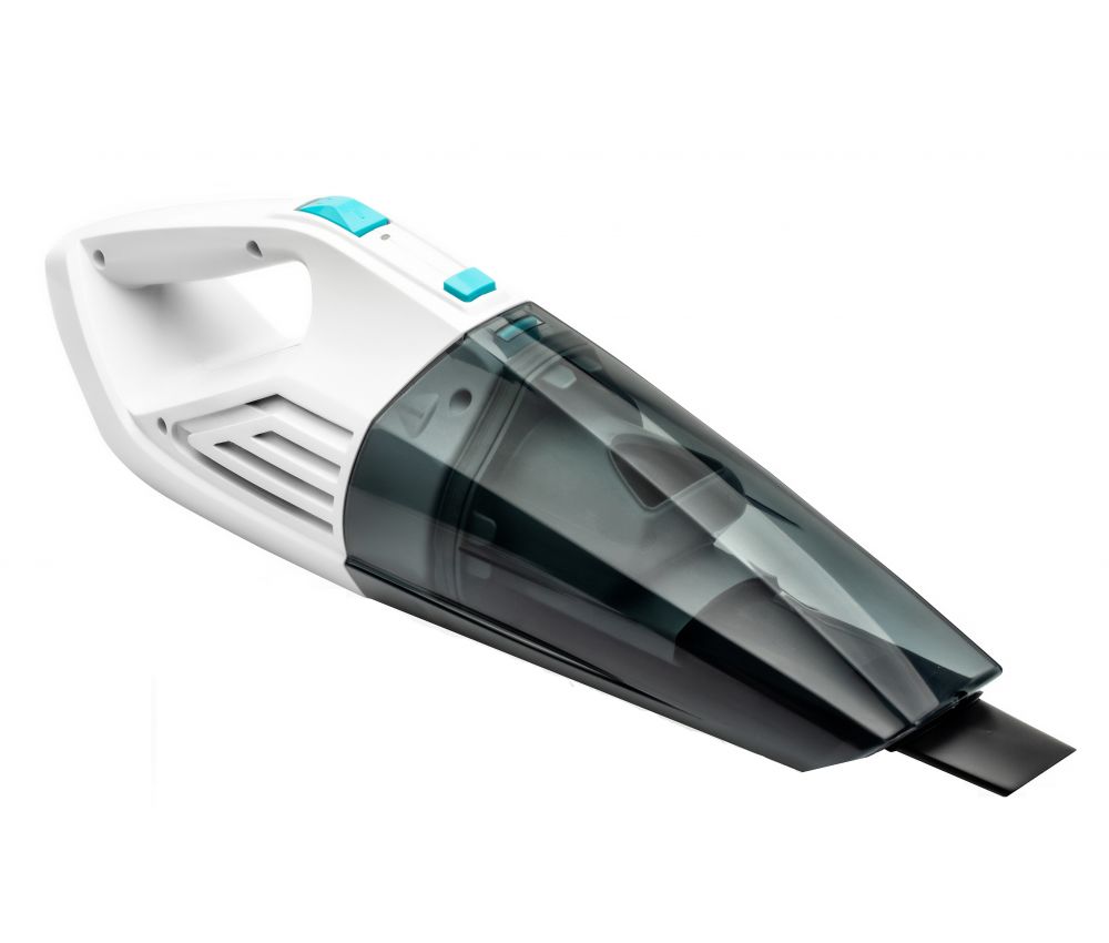 Aspirator de mana LDK Mini Vac 2200 WD, 11.1V, Capacitate baterie 2200 mAh, Aspirare uscata si umeda, Alb ART5683