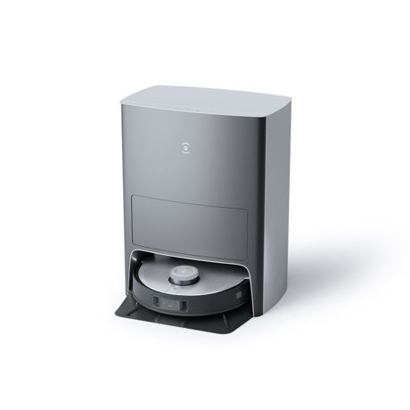 Aspirator robot premium DEEBOT X1 OMNI Ecovacs, statie OMNI all-in-one, tehnologie AIVI™ 3D, True Mapping 2.0, putere de aspirare 5000Pa, capacitatea cosului de praf 400ml, tipul rezervorului OZMO™ Turbo 2.0, capacitatea rezervorului de apa 80ml, harta generata de aplicatie, asistent vocal YIKO, baterie Li-Ion 5200mAh
