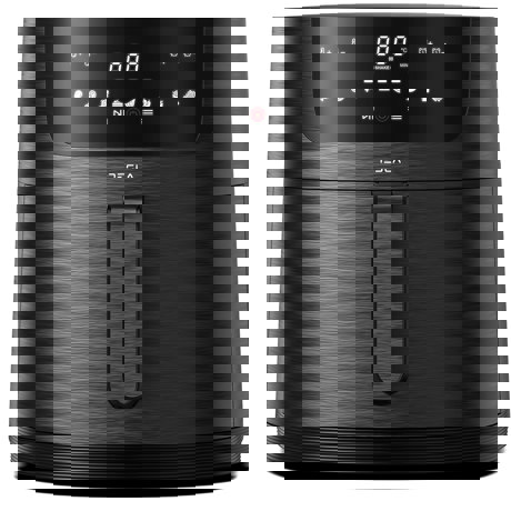 Friteuza aer cald Tesla AF800B, 8 L, 1800WPanou digital, 8 programe, Negru