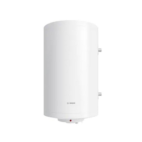 Boiler electric Bosch TR1000T 100 CB,  serpentină verticală și reglare automată a temperaturii, rezistență electrică imersată de 2000 W, racordare în partea inferioară, posibilitate de integrare pe partea dreaptă. Volum = 98l / Clasă eficiență energetică 