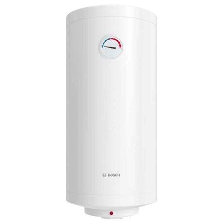 Boiler electric Bosch TR1000T 120 B, reglare automată a temperaturii, rezistență electrică imersată de 2000 W, cu racorduri în partea inferioară. Volum = 120l / Clasă eficiență energetică C