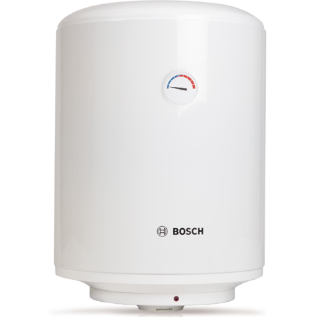 Boiler electric Bosch TR2000T 100 B, reglare manuală a temperaturii, rezistență electrică imersată de 2000 W, racordare în partea inferioară, Volum = 100l, Clasă eficiență energetică C